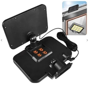 Proiector solar 288LED, 50W, senzor de miscare, HS-8022 telecomanda, 3 moduri de iluminare - Img 3