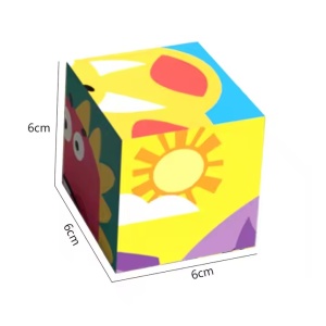 Puzzle Educativ 6 in 1, Dinozauri, cu 9 Piese, 18x18x6cm, Multicolor - Img 7