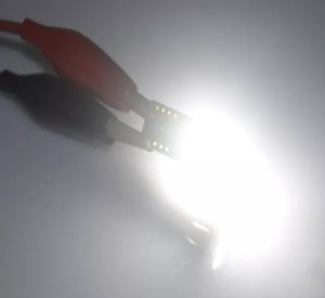 Set 2 becuri LED T10 SMD, Canbus, 5W, 12 led-uri, 620Lm, 6500K, alba-rece - Img 3
