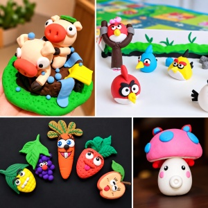 Set 24 pahare cu plastilina colorata pentru Copii, 3 Ani+, Culori Asortate, Usor de modelat si depozitat - Img 3