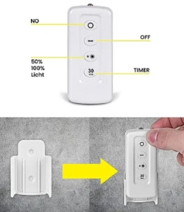 Set 3 Lampi Hexagonale LED Cob cu telecomanda si Butoane individuale - Img 12