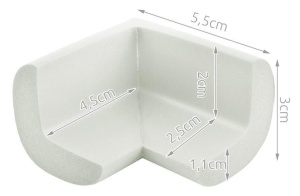 Set de 4 bucati protectii de colt din spuma pentru mobila - Img 8