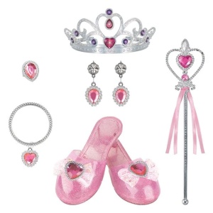 Set de Joaca cu pantofi si accesorii de printesa, Roz