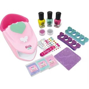 Set de manichiura pentru copii 6 ani+, cu lampa, 3 oje colorate si multe accesorii, multicolor - Img 1