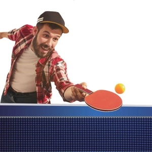 Set Ping Pong cu Fileu Pliabil, pentru 2 Jucatori, 6 piese, negru/rosu - Img 3