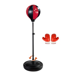 Set sac de box cu manusi pentru copii 4 ani+, Inaltime reglabila 67-102 cm - Img 2
