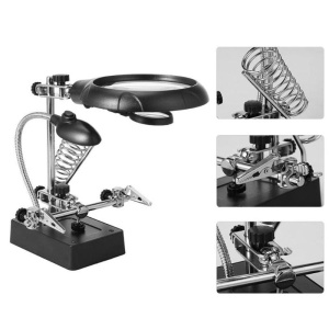 Stand de lipit Andowl GJ5 cu lupa si lampa LED - Img 5