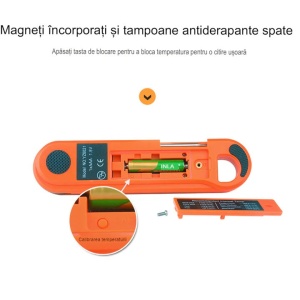 Termometru alimentar digital cu citire imediata, masoara intre -50°C si +300°C - Img 5