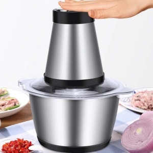Tocator electric pentru carne si legume cu bol din inox si capacitate de 3Litri - Img 8