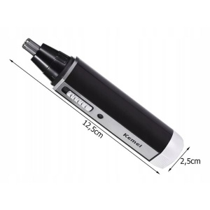 Trimmer electric 4 in 1 ideal pentru nas, urechi, sprancene, par, negru - Img 8