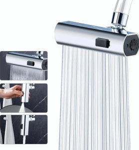Adaptor prelungitor universal pentru baterii de bucătărie sau baie, cu braț rotativ la 360° și funcție de economisire a apei - Img 2