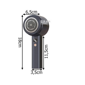 Aparat de Curatat Scame, Incarcare USB, Acumulator 500mAh, Ecran cu Afisaj LED - Img 6