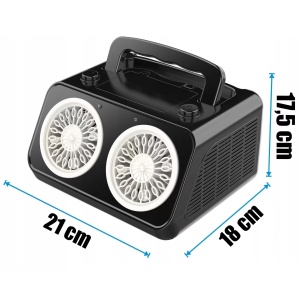 Aparat electric de facut baloane de sapun, lumini LED, 200ml, 2 viteze, 20000+ baloane/min, plastic, 21x18x17.5 cm, negru/alb - Img 6