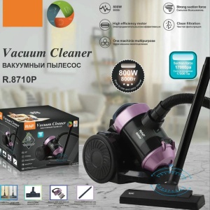 Aspirator fara sac, RAF R8710P, 800W, cu cablu, capaitate colectare 2L, cu 3 accesorii, negru-roz - Img 6