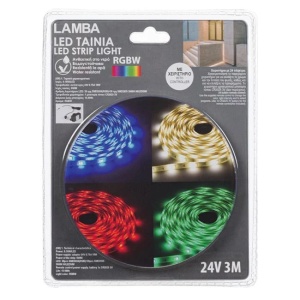 Banda led, autocolanta, cu telecomanda, lungime 3m, multicolor - Img 1