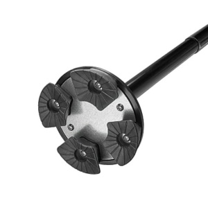 Baston de sprijin cu inaltime reglabila si lanterna, lungime maxima 93cm, negru - Img 4