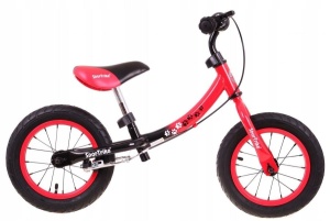 Bicicleta pentru copii 3 ani+, fara pedale cu cadru reversibil Boomerang WB-06, rosu - Img 2