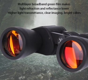 Binoclu militar cu unghi larg, Zoom 20x50 monocular-C, diafragma 50mm, focalizare 8, BAKA4 Prism, din metal cu cauciuc, negru - Img 10