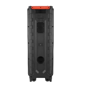 Boxa Portabila cu 2 Difuzoare x 12", Bluetooth, 80W, Super Bass, Microfon, Telecomanda, 6000 mAh, RGB, Negru - Img 11