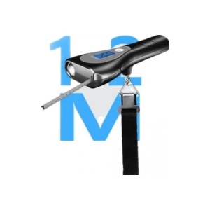 Cantar electronic pentru bagaje Andowl, cu afisaj LCD si lanterna, portabil, max. 50kg - Img 2