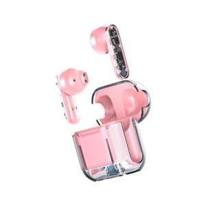 Casti In-Ear Bluetooth, Wireless 5.3, TM10 cu carcasa transparenta - Img 1