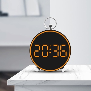 Ceas Digital de Masa sau Perete, cu Alarma, Snooze, Lumina LED, Mod Noapte, Control vocal, USB - Img 18