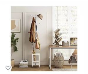 Etajera din lemn MDF cu 5 rafturi, pentru carti si decor - Img 4