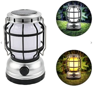 Felinar solar retro portabil Andowl Q LED1990 - Img 1