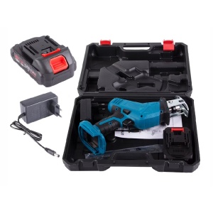 Fierastrau electric sabie fara fir cu 2 acumulatori 3Ah, Putere 250W, 3000 rpm, 4 Panze - Img 3