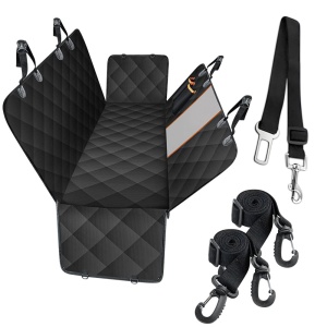 Husa auto de protectie pentru animale de companie, CMD-07, Universala, Impremeabila, Negru - Img 4