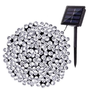 Instalatie Luminoasa Solara, IP44, de 30/50/100m Lungime, cu 150/250/500 LED-uri, Lumina Alba Rece