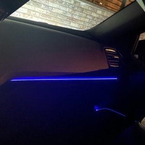 Kit lumini ambientale auto RGB 18 in 1, benzi acrilic, wireless - Img 4
