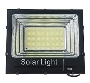 KIT Proiector 600w LED DIMABIL JORTAN cu Panou Solar si Telecomanda - Img 3
