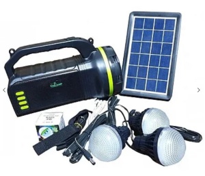 Kit solar CL-18 cu radio și lanternă 10W + 3 becuri - Img 7