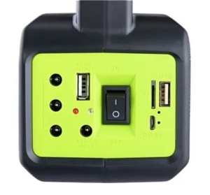 Kit Solar GDLite GD-2000A cu 3 becuri incluse, boxa cu Bluetooth si Radio - Img 3
