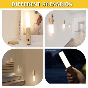 Lampa LED inteligenta cu senzor de miscare - Incarcare USB - Lumina calda - Img 8