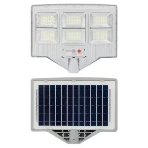 Lampa solara cu suport, 6 cadrane 108 LED, Putere 150W, Senzor de miscare, lumina si telecomanda - Img 6