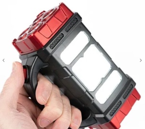 Lampa solara pentru camping HB-2678 tip felinar/lanterna, cu maner - Img 7