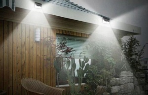 Lampa solara SMART 40 LED cu senzor de lumina si miscare, cu lumina din 3 directii - Img 2