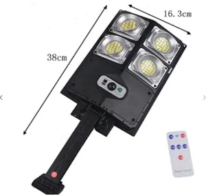 Lampa solara stradala cu 4 casete W789A, Putere 40W - Img 6