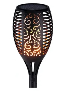 Lampa Solara XF-6006 tip Torta cu Efect Flacara Falsa pentru terasa sau gradina - Img 1
