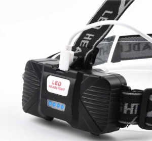 Lanterna de cap LED COB,Reincarcabila USB,Banda Ajustabila - Img 8