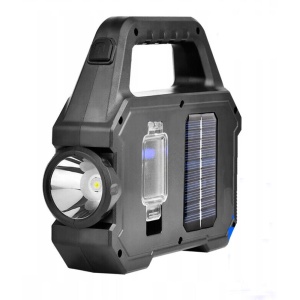 Lanterna solara LED cu COB lateral, 5W, 6 moduri de iluminare, portabila, cu maner, multifunctionala - Img 4