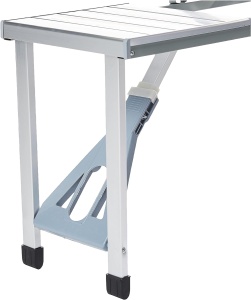 Masa pliabila pentru camping cu 4 scaune integrate, Aluminiu, Compacta si usor de transportat - Img 8
