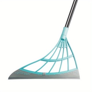 Matura tip mop multifunctional, din silicon, maner telescopic, indeparteaza murdarie si lichide - Img 7