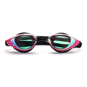 Ochelari Inot pentru Copii 6+ Ani, cu Lentile Anti Fog, din Silicon, cu Husa, Negru-Roz - Img 3