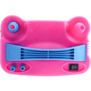 Pompa electrica dubla pentru umflat baloane cu aer, Putere 600W, Roz - Img 6
