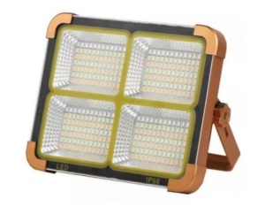 Proiector Led 500W D8 cu Panou Solar 3 moduri lumina, Functie Stroboscop si incarcare teleon - Img 4