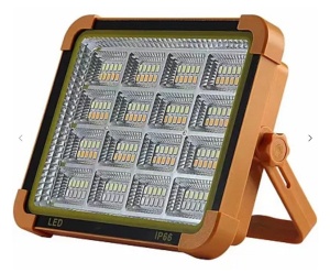 Proiector led cu panou solar 100 W 16 CASETE D9 - Img 1