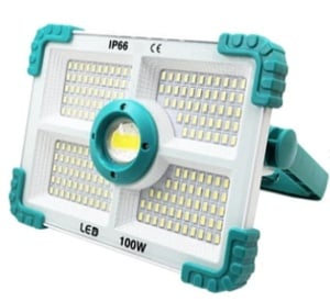 Proiector solar COBA CB F188 putere 100W si 188 LED, Alb cu albastru - Img 4